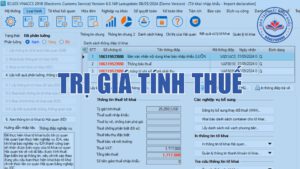 trị giá tính thuế xuất nhập khẩu