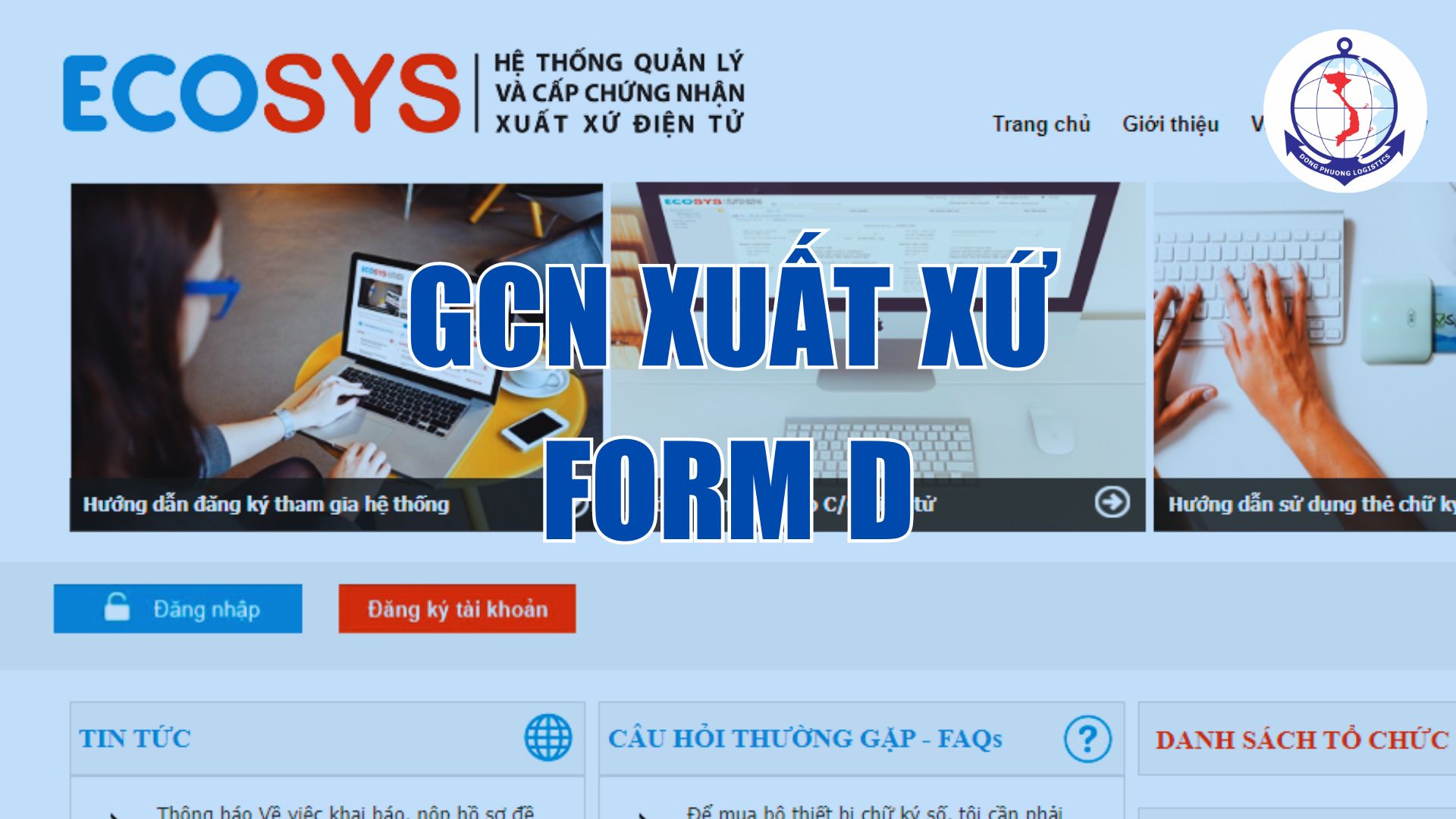 văn bản pháp quy giấy chứng nhận xuất xứ form d