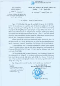 Làm sạch dữ liệu VNACCS – Công văn 23474/CHQ-CNTT