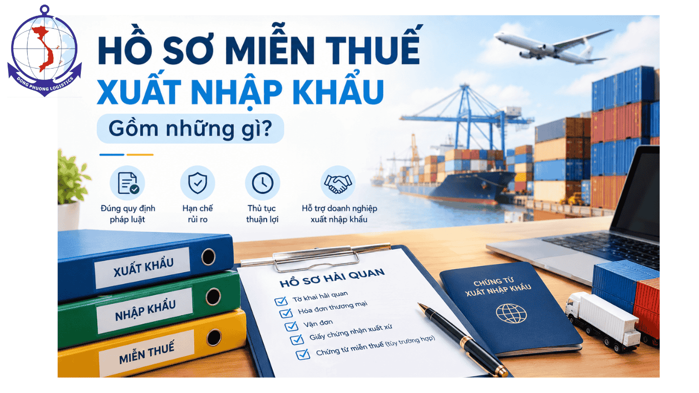 Hồ sơ miễn thuế xuất nhập khẩu gồm các chứng từ cần thiết